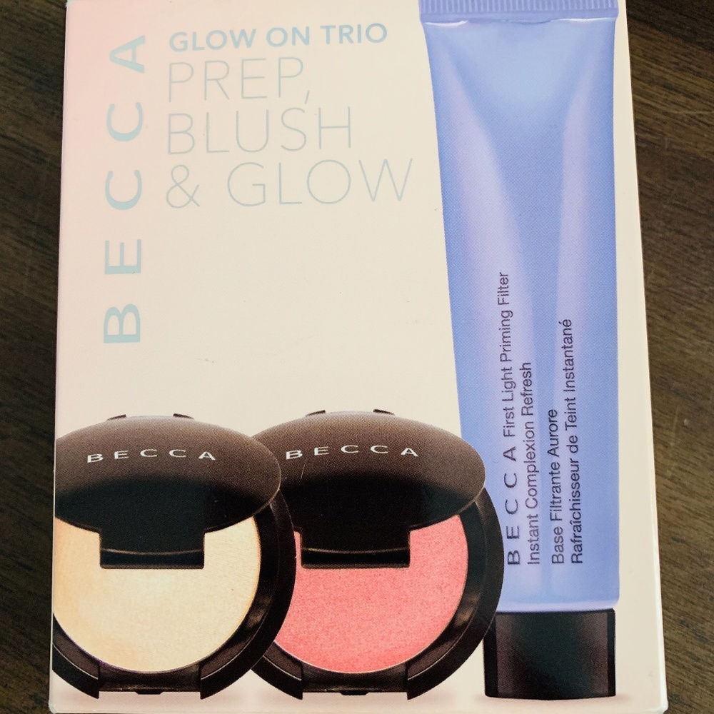 Becca Trio  Prep, Blush and Glow Makeup Set